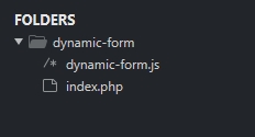Struktur file dynamic form jquery