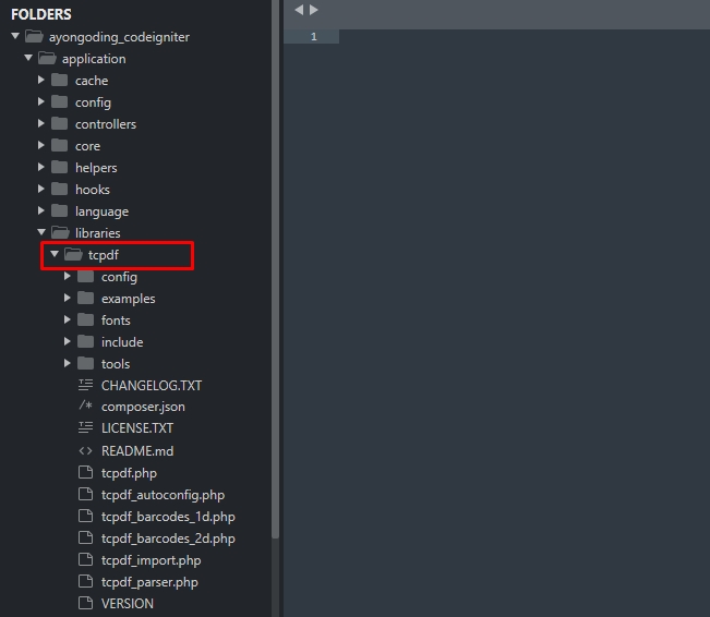 Membuat Laporan Tcpdf di CodeIgniter