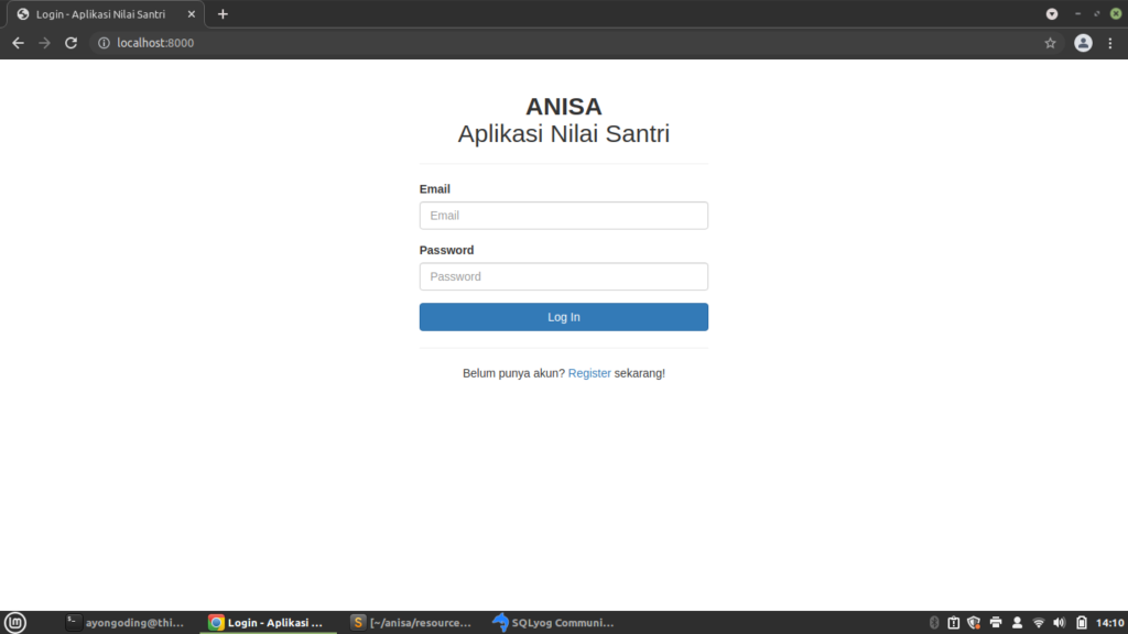 Membuat Login Laravel