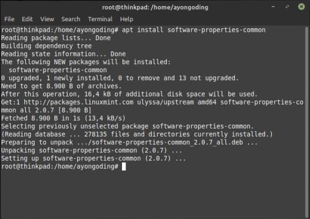 Install Dependensi untuk PHP 8.0
