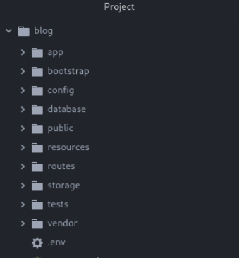 Isi Folder Laravel