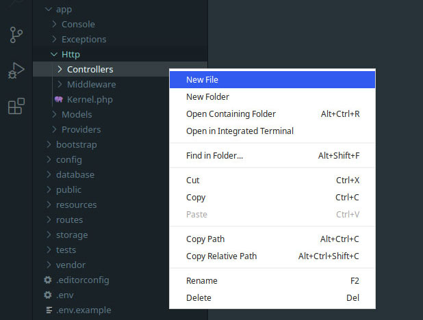 Membuat File Controller Laravel