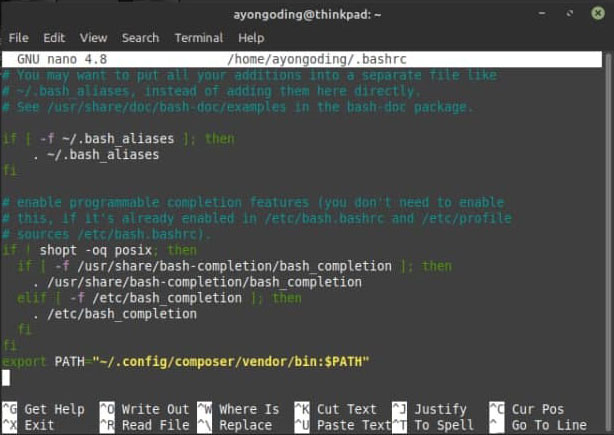 Mengglobalkan Direktori Laravel