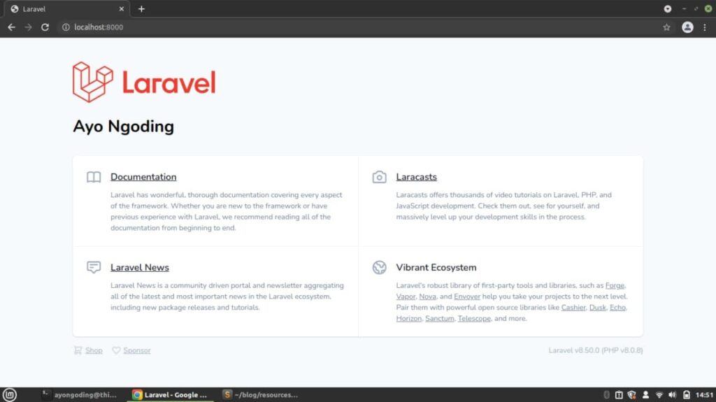 Tampilan File View Laravel