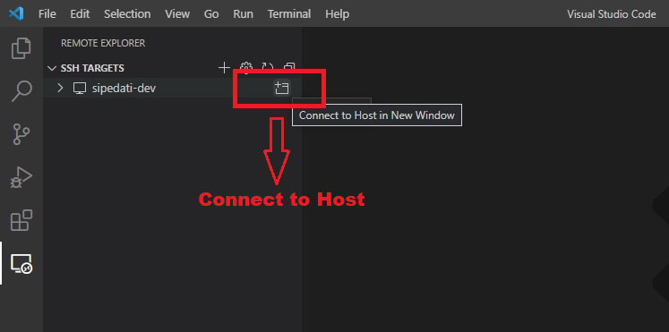 Connect to Host Server